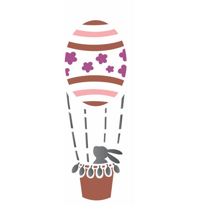 Stencil OPA 10x30 Páscoa 1890 Balão Ovo - Palácio da Arte