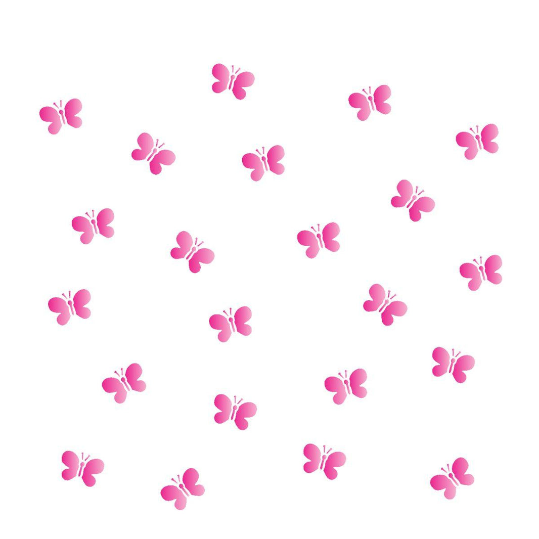 Stencil OPA 14x14 1137 Micro Borboletas - Palácio da Arte