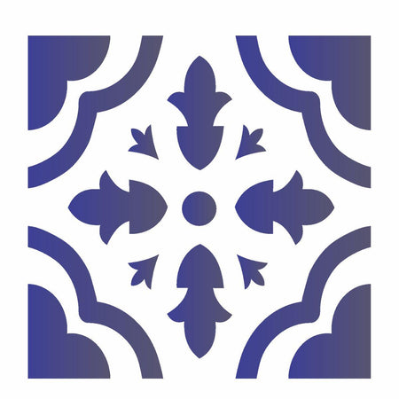 Stencil OPA 14x14 1362 Ladrilho Coração - Palácio da Arte