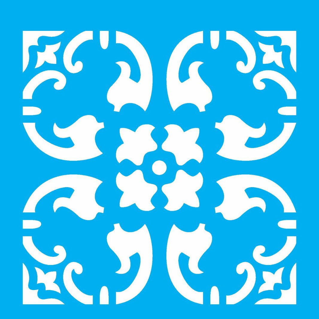 Stencil OPA 14x14 1365 Ladrilho Folha - Palácio da Arte