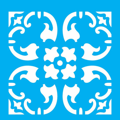 Stencil OPA 14x14 1365 Ladrilho Folha - Palácio da Arte