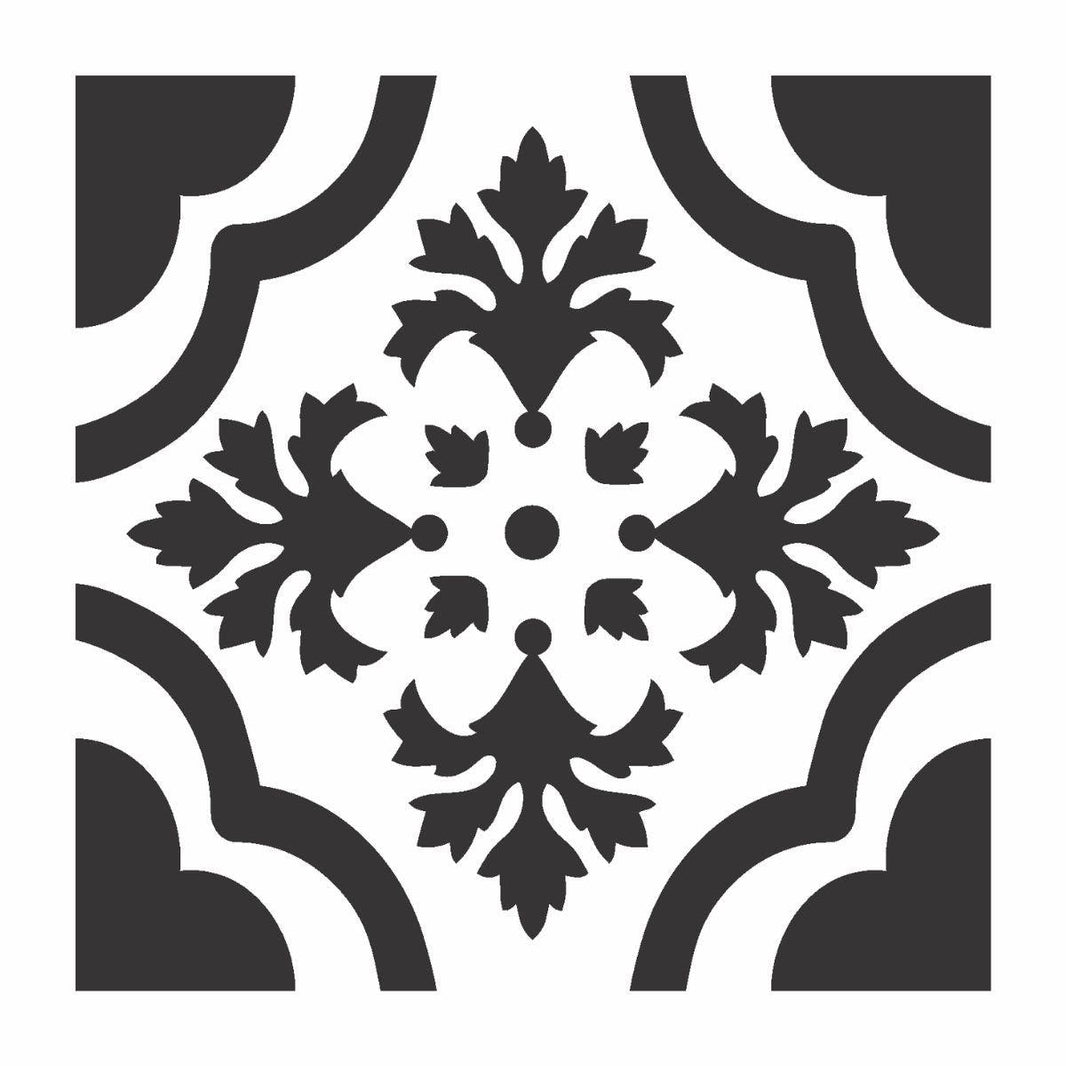 Stencil OPA 14x14 1368 Ladrilho Trevo - Palácio da Arte