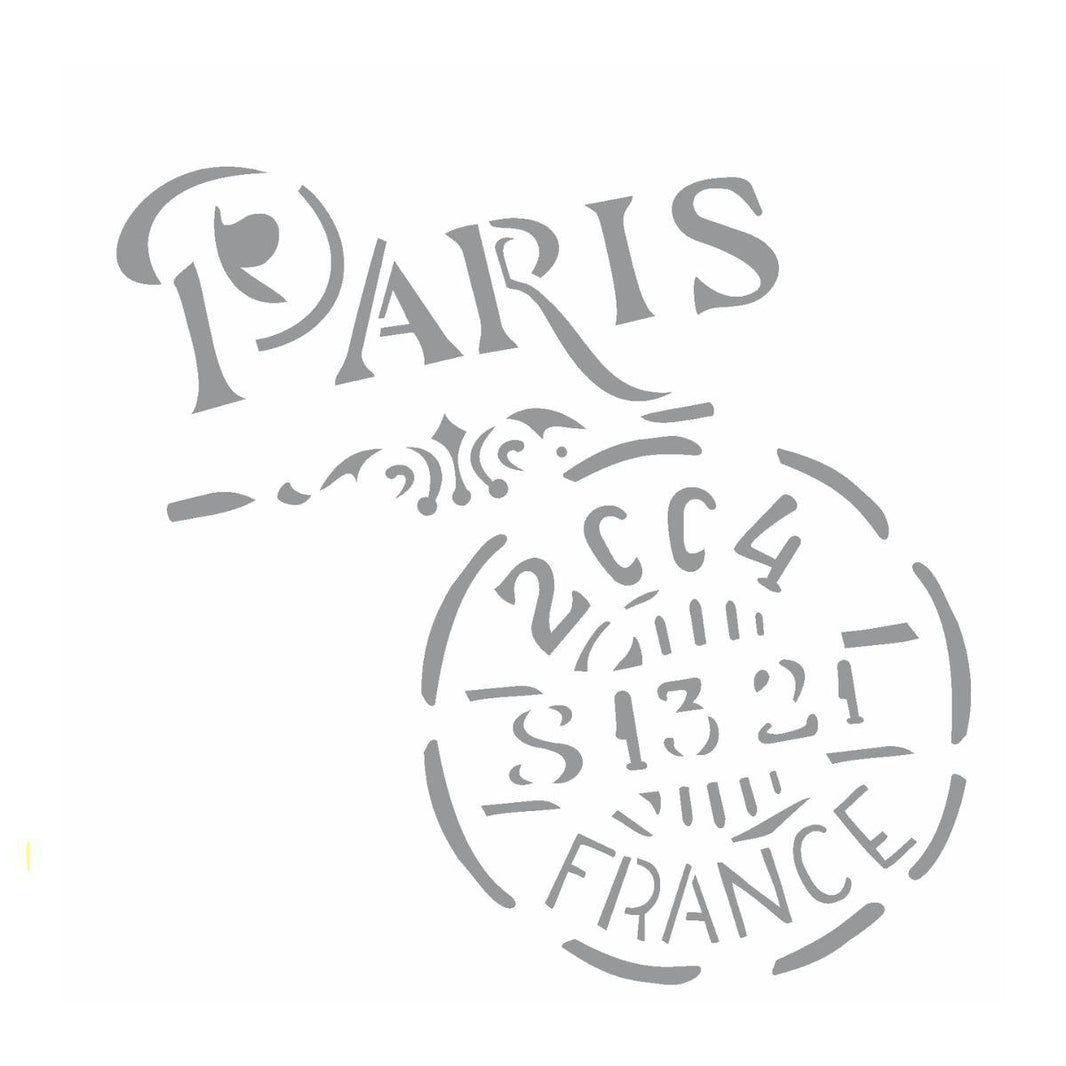 Stencil OPA 14x14 1742 Selo Paris - Palácio da Arte