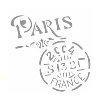Stencil OPA 14x14 1742 Selo Paris - Palácio da Arte