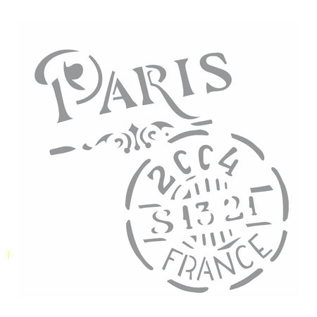 Stencil OPA 14x14 1742 Selo Paris - Palácio da Arte