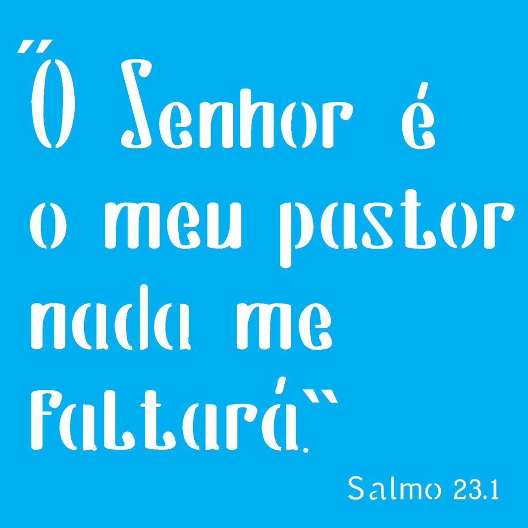 Stencil OPA 14x14 2020 Salmo 231 - Palácio da Arte