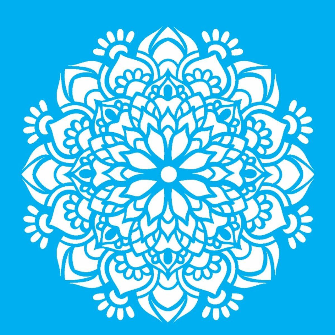 Stencil OPA 14x14 2692 Mandala Flor Bauer - Palácio da Arte