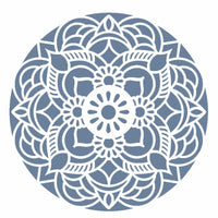 Stencil OPA 14x14 2694 Mandala Flor Redonda - Palácio da Arte