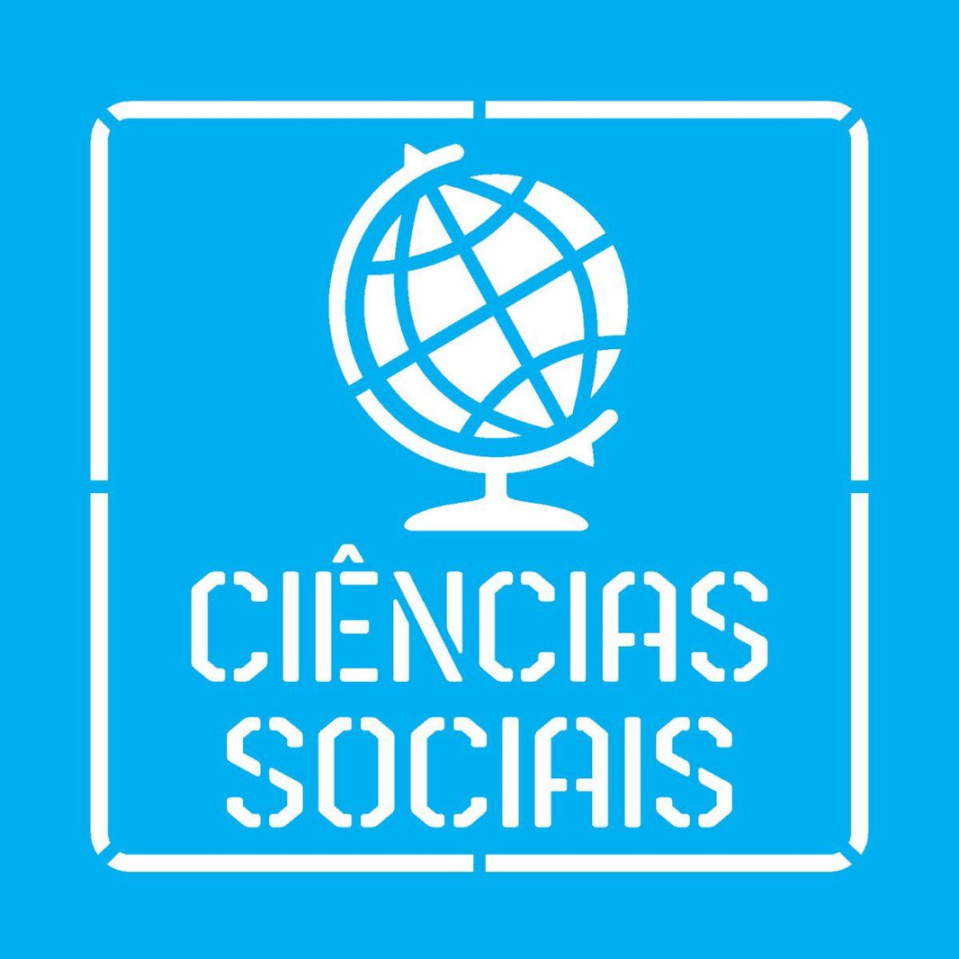 Stencil OPA 14x14 3086 Profissões Ciências Sociais - Palácio da Arte