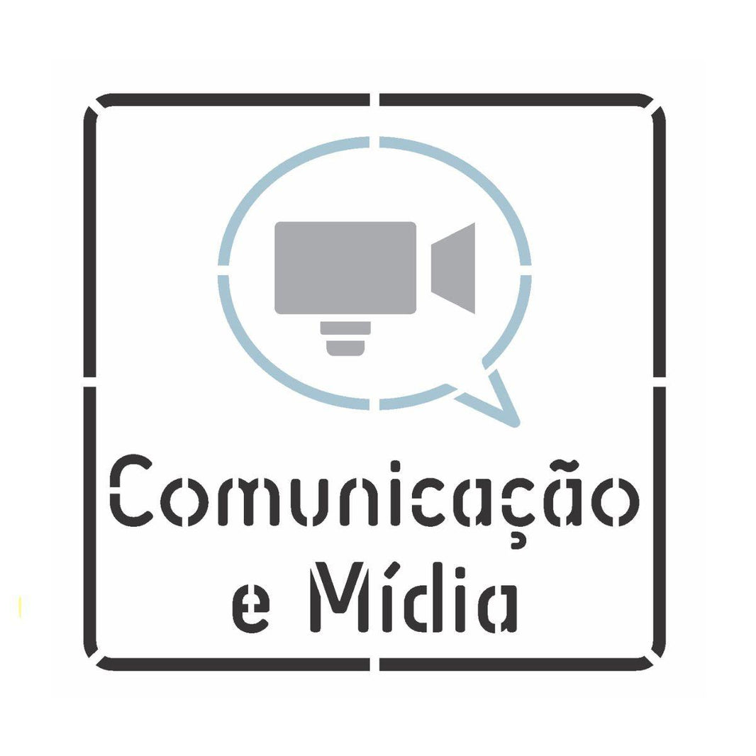 Stencil OPA 14x14 3087 Profissões Comunicação e Mídia - Palácio da Arte