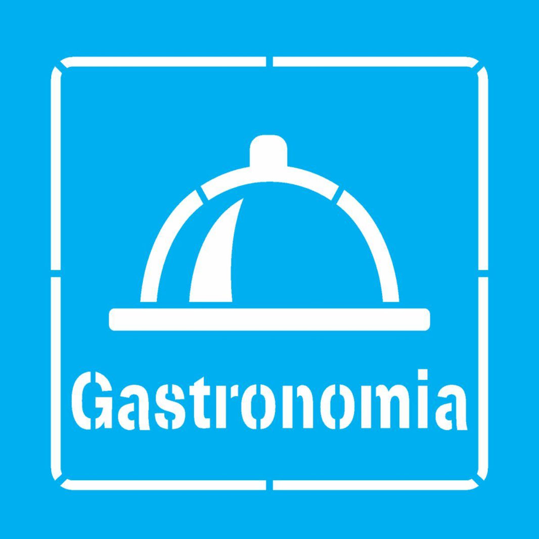 Stencil OPA 14x14 3108 Profissões Gastronomia - Palácio da Arte