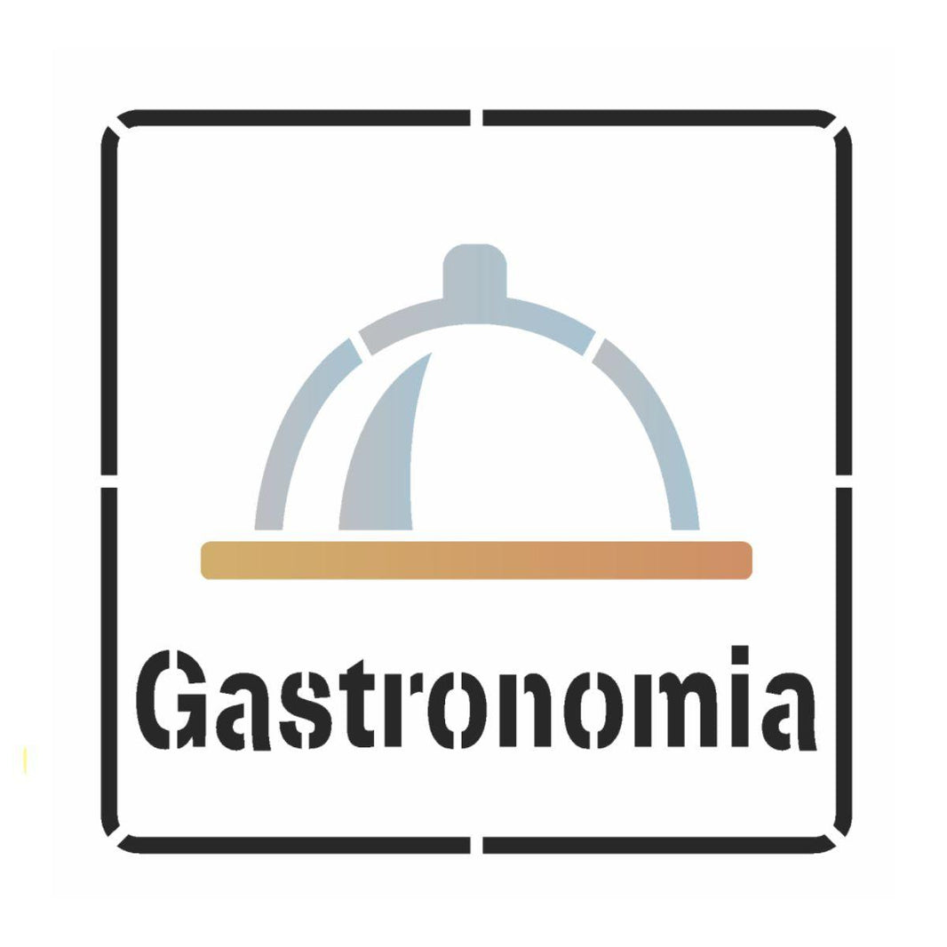 Stencil OPA 14x14 3108 Profissões Gastronomia - Palácio da Arte