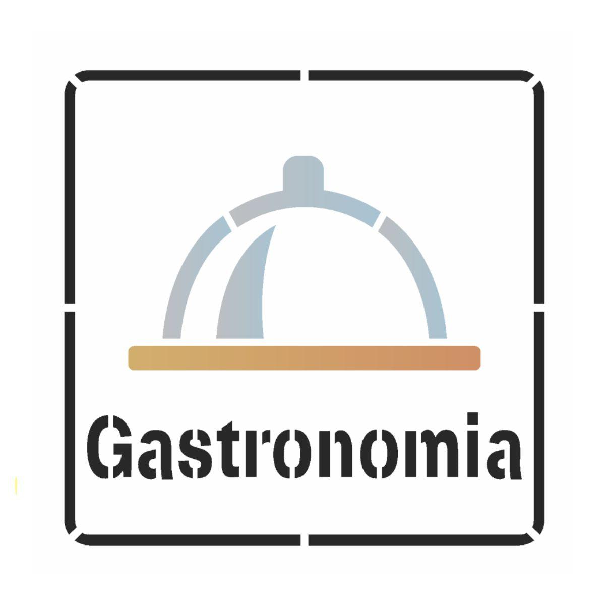 Stencil OPA 14x14 3108 Profissões Gastronomia - Palácio da Arte