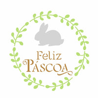 Stencil OPA 14x14 3480 Feliz Páscoa - Palácio da Arte