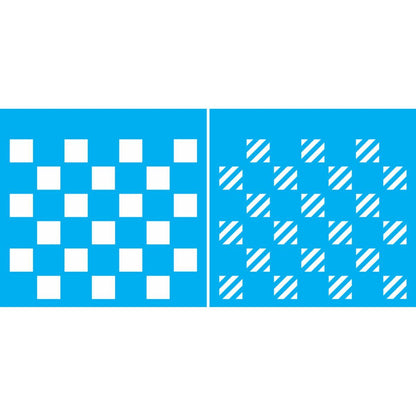 Stencil OPA 14x14 Duplo 2028 Xadrez - Palácio da Arte