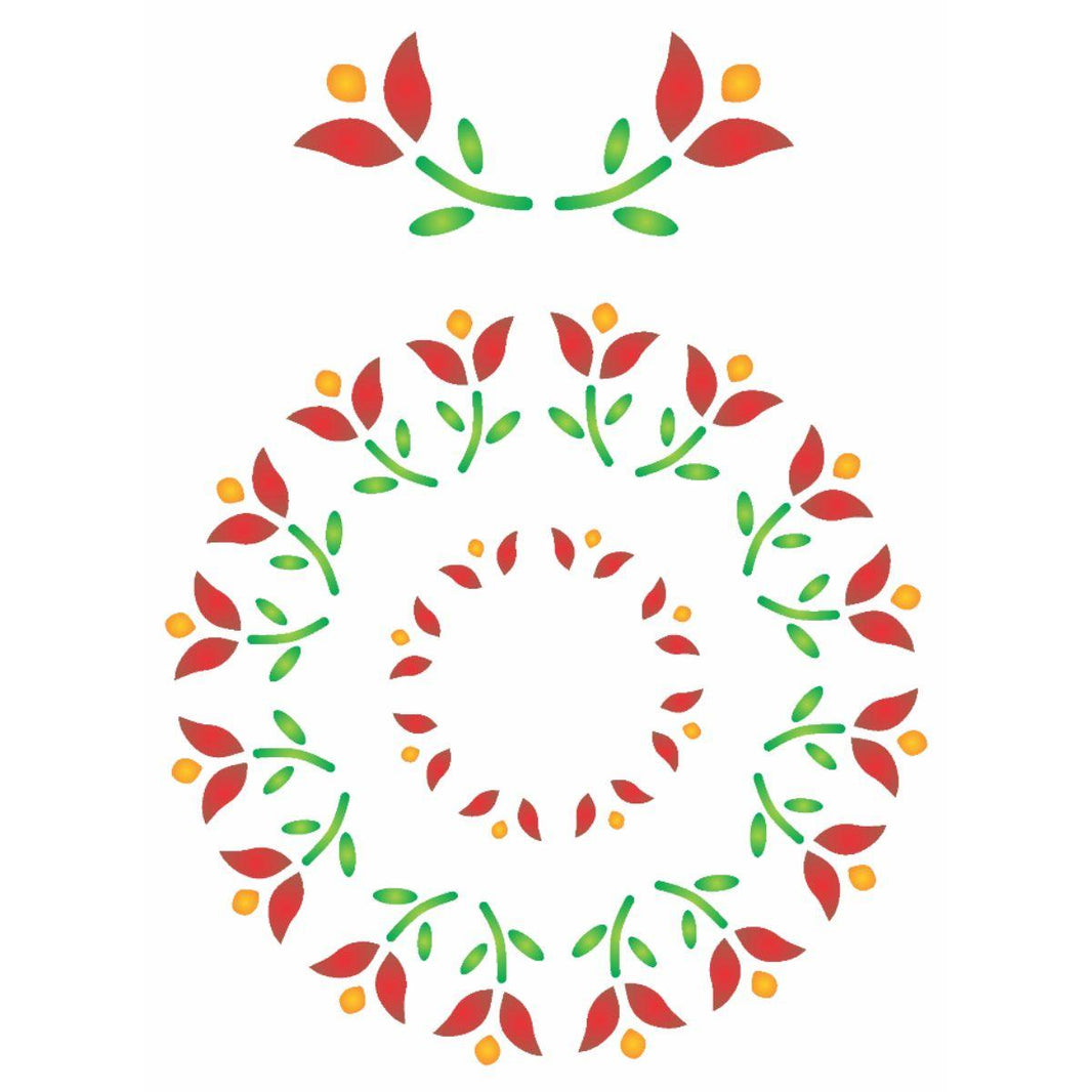 Stencil OPA 15x20 0169 Mandala Flor I - Palácio da Arte