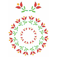 Stencil OPA 15x20 0169 Mandala Flor I - Palácio da Arte