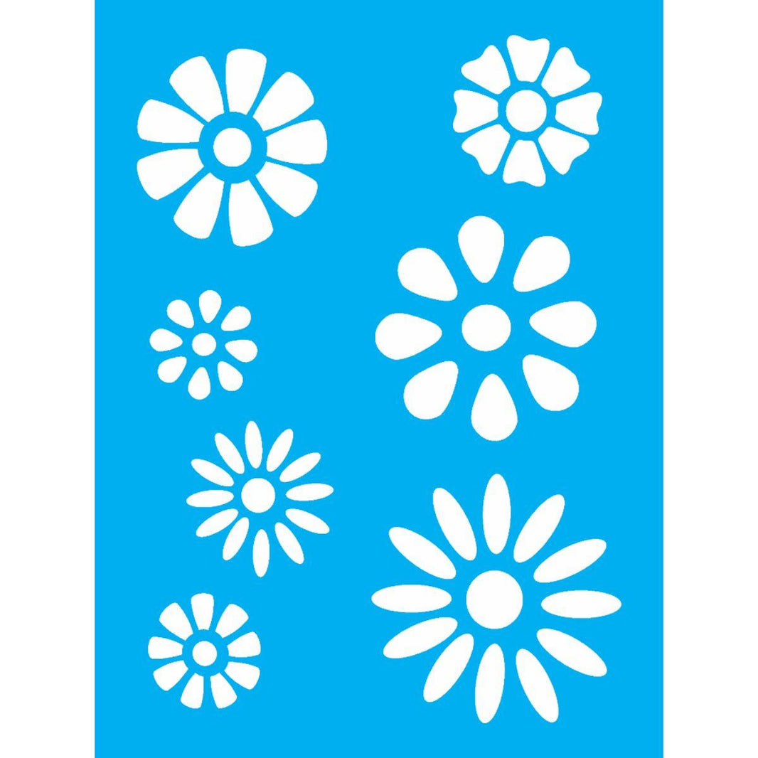 Stencil OPA 15x20 0298 Flores Diversas - Palácio da Arte