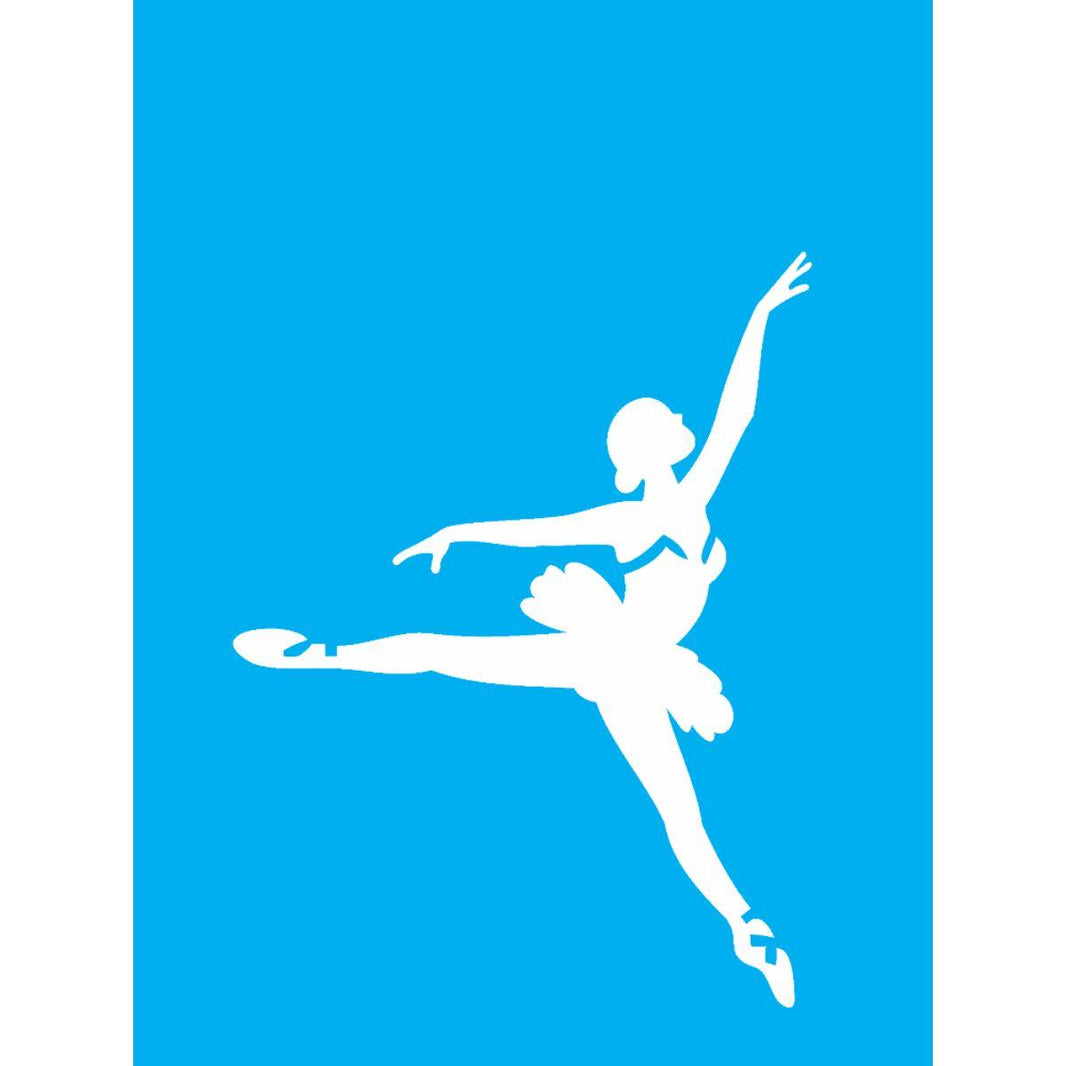 Stencil OPA 15x20 0750 Bailarina - Palácio da Arte