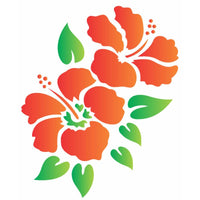 Stencil OPA 15x20 0755 Flores Hibiscos I - Palácio da Arte