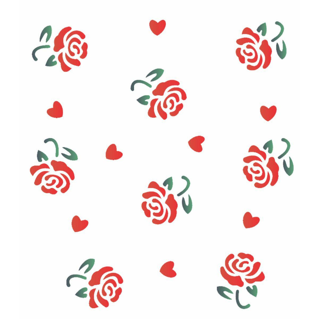Stencil OPA 15x20 1008 Estamparia Rosas - Palácio da Arte