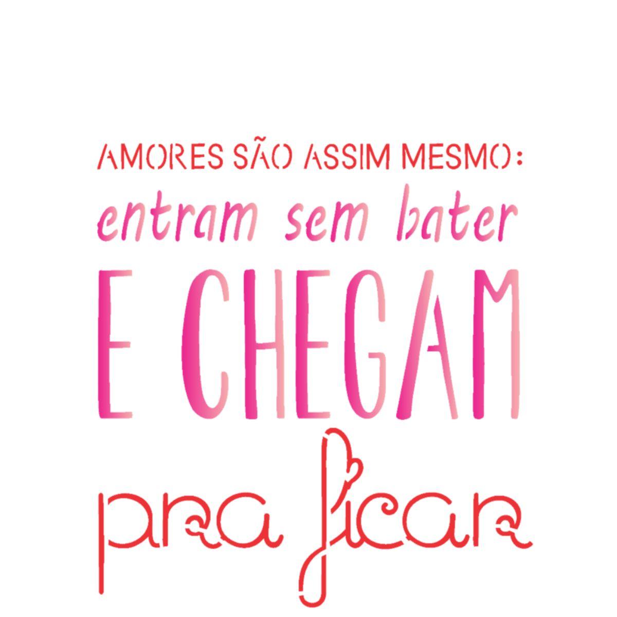 Stencil OPA 15x20 1836 Amores São Assim - Palácio da Arte