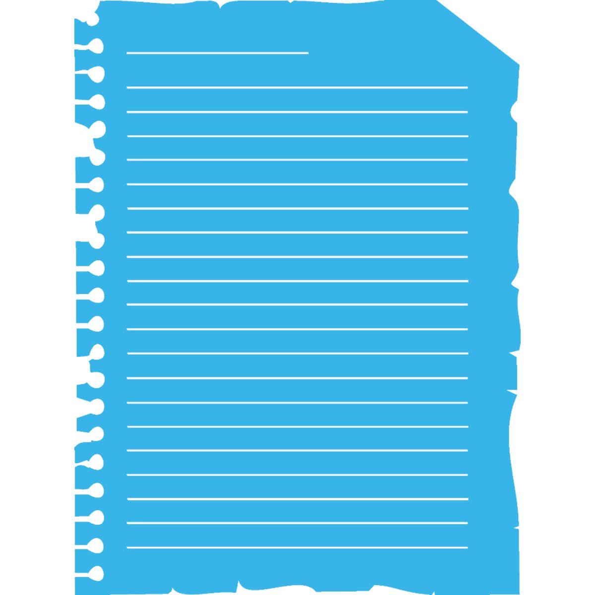 Stencil OPA 15x20 1840 Folha de Caderno Antigo - Palácio da Arte