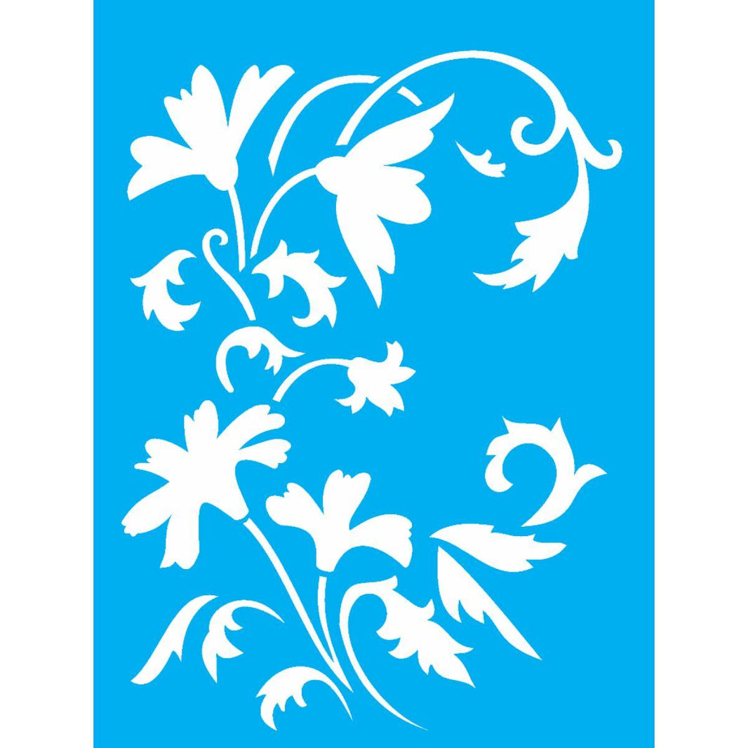 Stencil OPA 15x20 1880 Flor Arabesco - Palácio da Arte