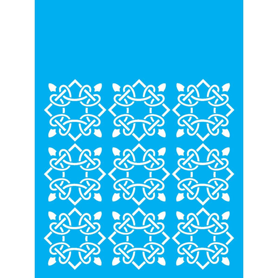 Stencil OPA 15x20 2037 Estampa Ladrilho Corda - Palácio da Arte