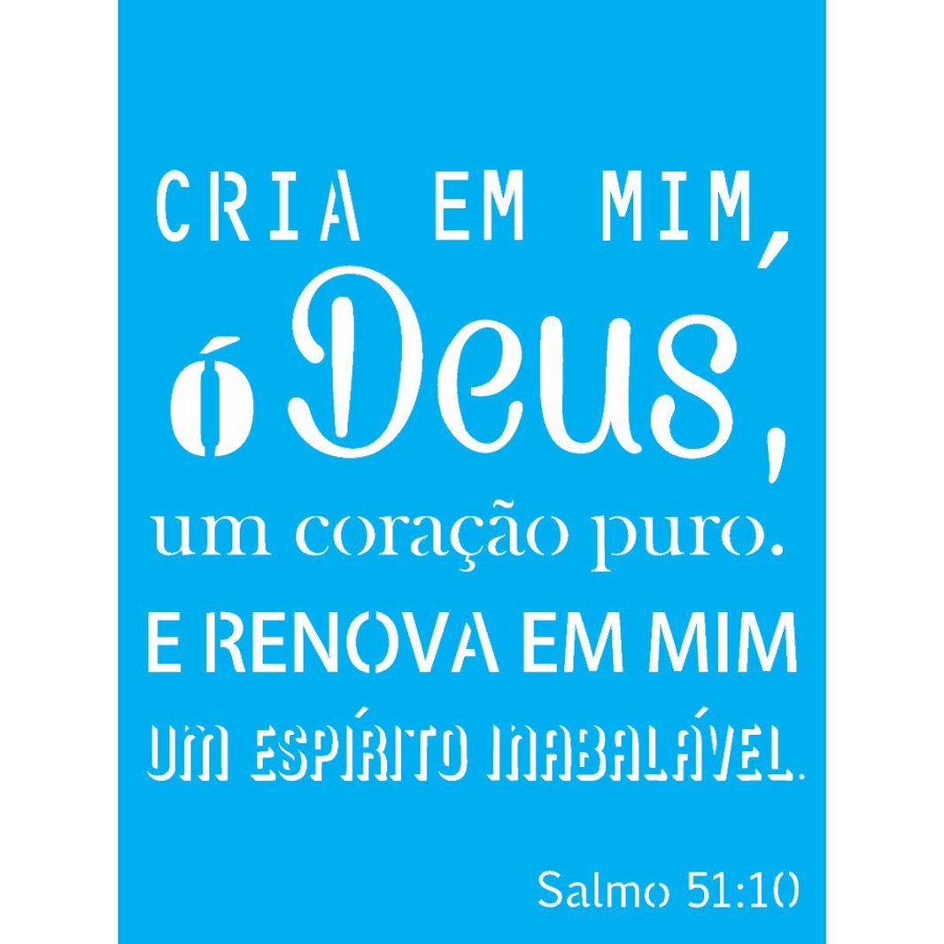 Stencil OPA 15x20 2049 Salmo 51 10 - Palácio da Arte