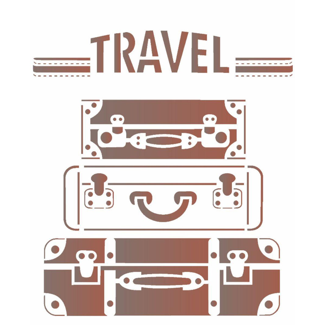 Stencil OPA 15x20 2050 Travel - Palácio da Arte