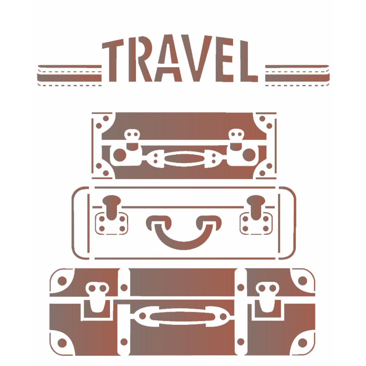 Stencil OPA 15x20 2050 Travel - Palácio da Arte