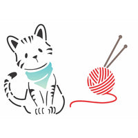 Stencil OPA 15x20 2170 Pet Gato - Palácio da Arte