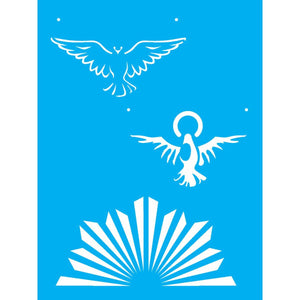 Stencil OPA 15x20 2217 Religião Espírito Santo - Palácio da Arte