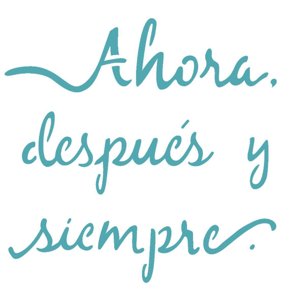 Stencil OPA 15x20 2246 Frase Ahora, después e siempre - Palácio da Arte