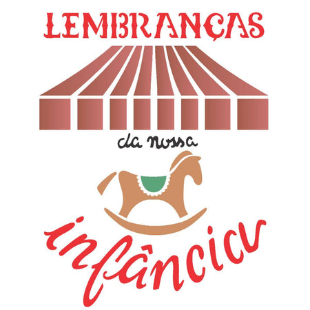 Stencil OPA 15x20 2251 Infantil Lembranças - Palácio da Arte