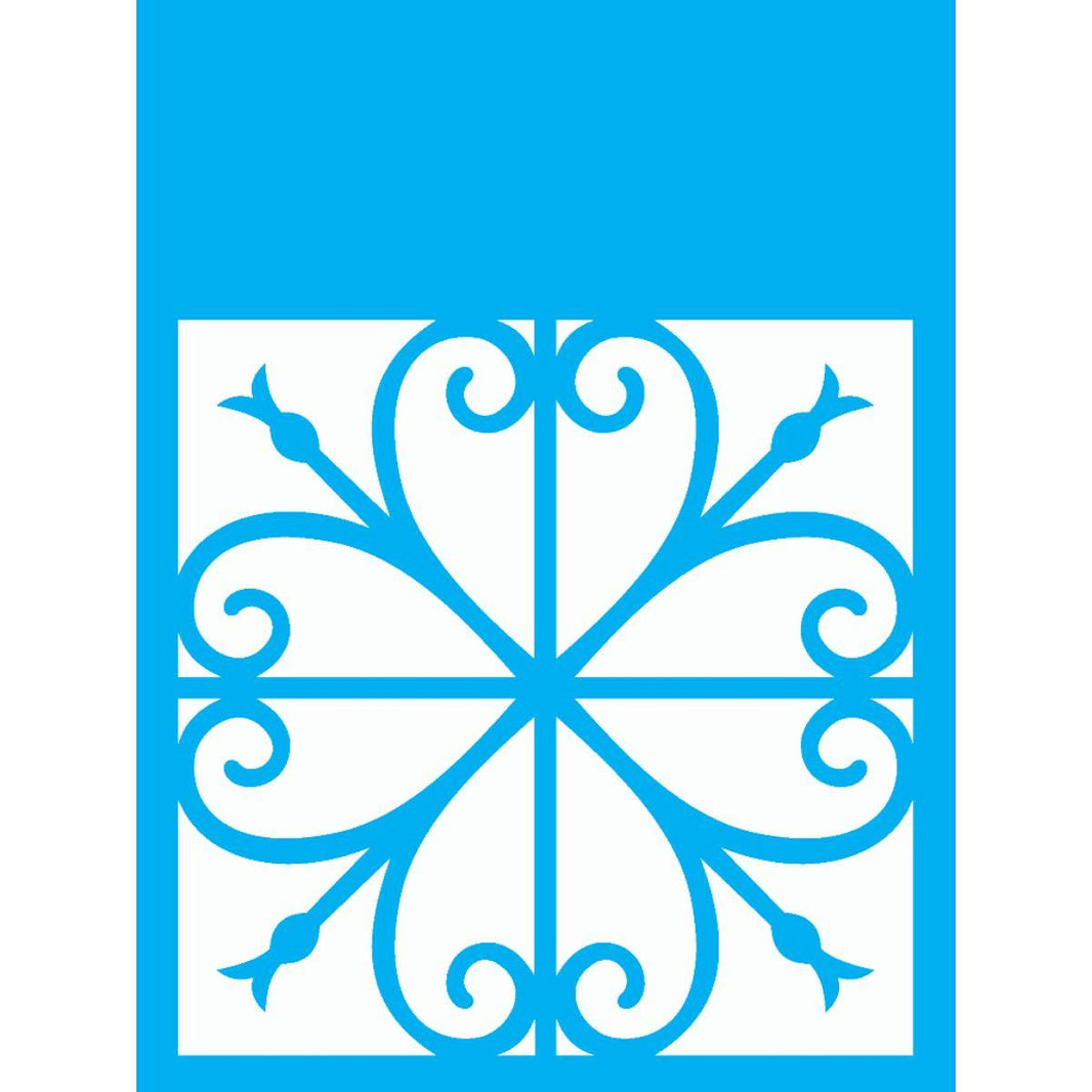Stencil OPA 15x20 2252 Ladrilho Vitral - Palácio da Arte