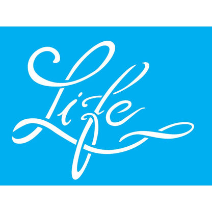 Stencil OPA 15x20 2254 Palavras Life - Palácio da Arte