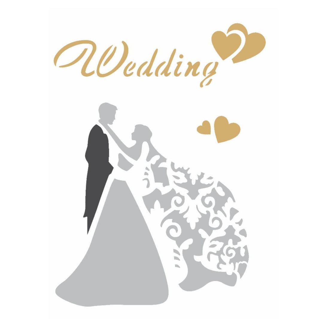 Stencil OPA 15x20 2344 Casamento Wedding - Palácio da Arte