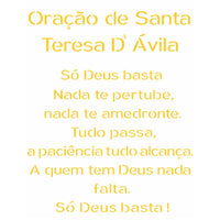 Stencil OPA 15x20 2355 Oração Santa Teresa D' Ávila - Palácio da Arte
