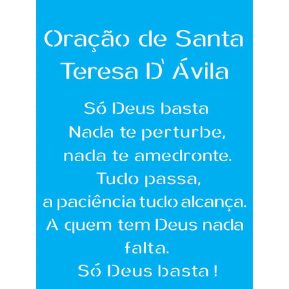 Stencil OPA 15x20 2355 Oração Santa Teresa D' Ávila - Palácio da Arte