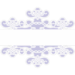 Stencil OPA 15x20 2519 Negativo Moldura Arabesco II - Palácio da Arte
