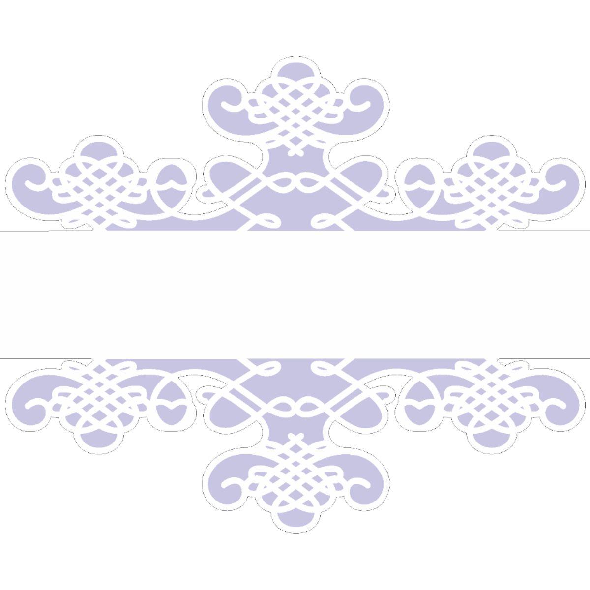 Stencil OPA 15x20 2519 Negativo Moldura Arabesco II - Palácio da Arte