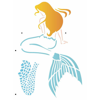 Stencil OPA 15x20 2575 Mar Sereia - Palácio da Arte