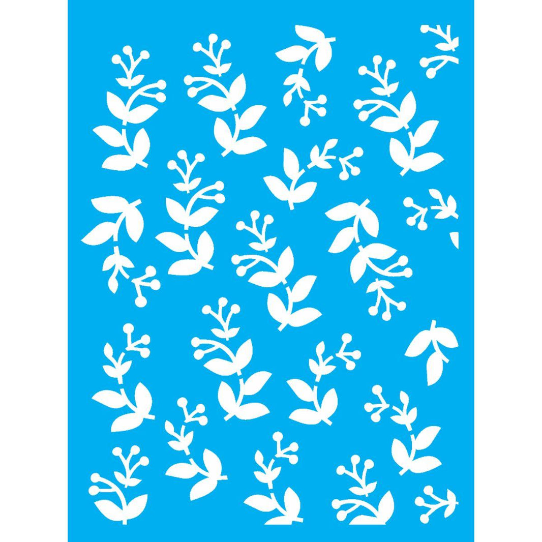 Stencil OPA 15x20 2698 Estamparia Folhas II - Palácio da Arte