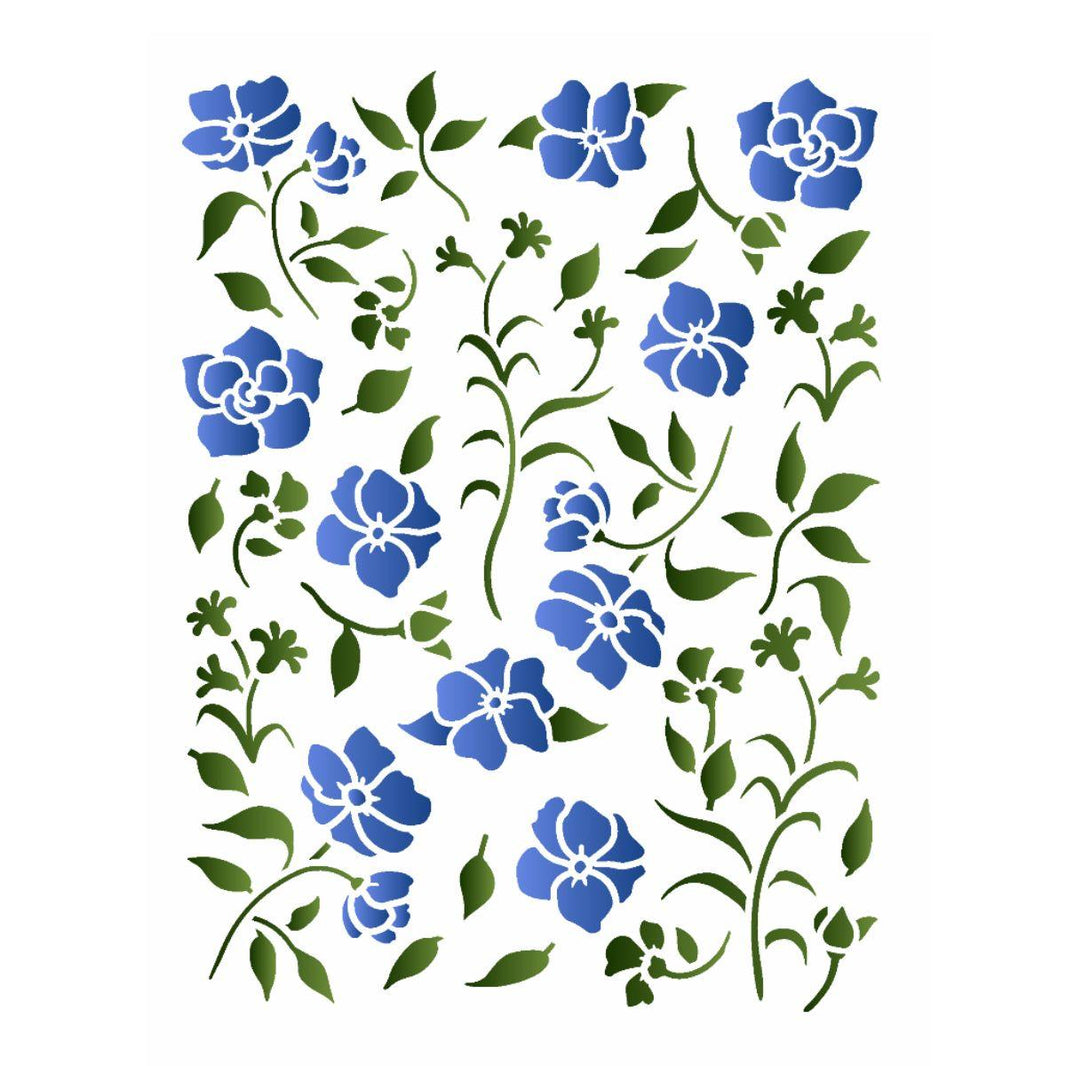 Stencil OPA 15x20 3348 Estamparia Floral III - Palácio da Arte
