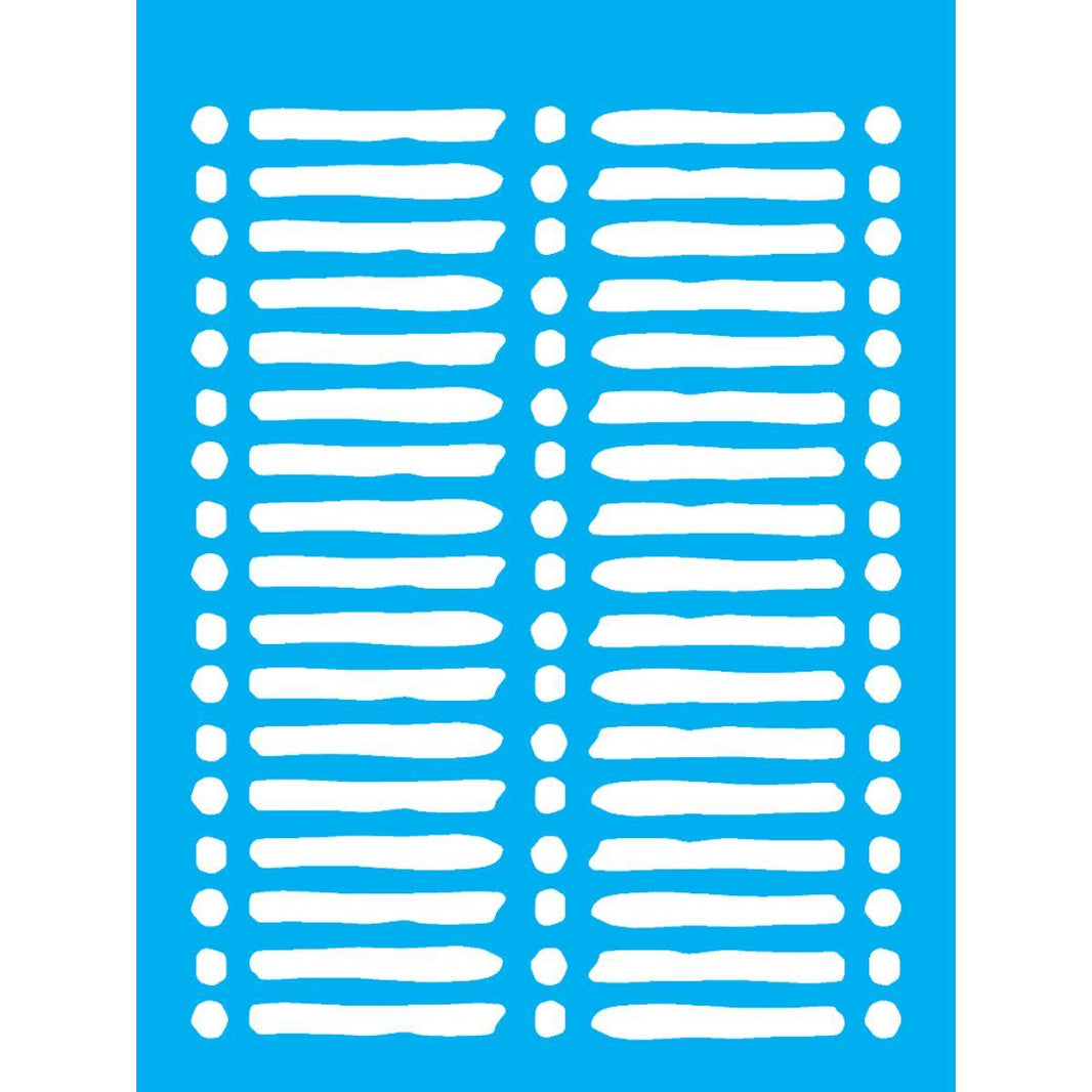 Stencil OPA 15x20 3349 Estamparia Listras Irregulares - Palácio da Arte