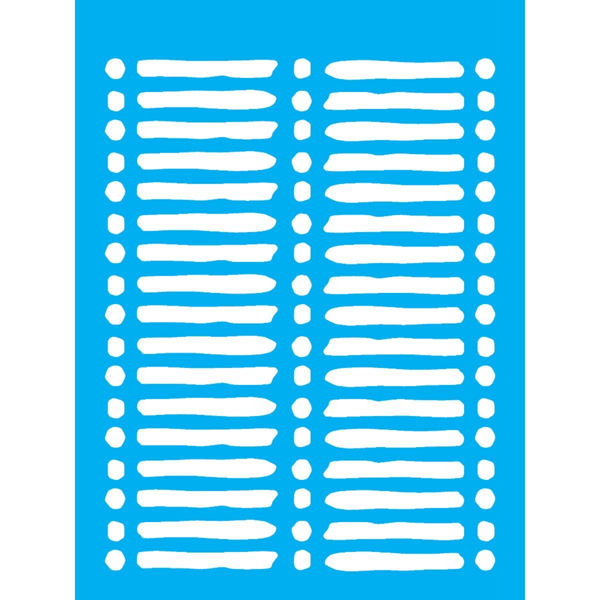 Stencil OPA 15x20 3349 Estamparia Listras Irregulares - Palácio da Arte