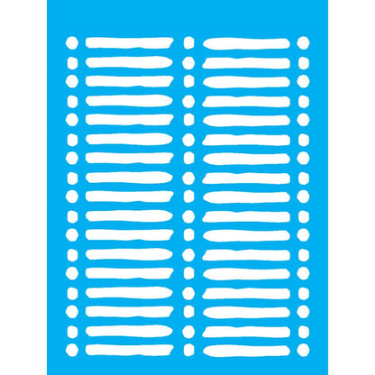 Stencil OPA 15x20 3349 Estamparia Listras Irregulares - Palácio da Arte