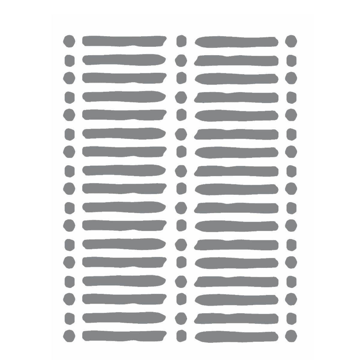 Stencil OPA 15x20 3349 Estamparia Listras Irregulares - Palácio da Arte